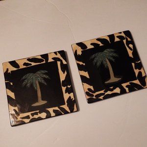 222 Fifth Set of 2 Ceramic Trivets